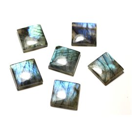 1pc - Cabochon de Pierre - Labradorite Square 20mm - 8741140020061 