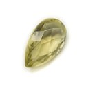 N6 - Cabochon Pierre - Topaze Jaune Facettée Goutte 18x11mm - 8741140019003 