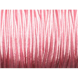 5 metri - Soutache Satin Cord Lanyard Filo 2,5 mm Pastello chiaro rosa confetto - 8741140018921 
