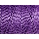 Bobine 90 mètres - Cordon Ficelle Chanvre 1.2mm Violet - 8741140010970 