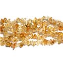 50pc - Perles de Pierre - Citrine Rocailles Chips 3-8mm - 8741140008243 