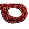 40pc - Perles de Pierre - Jaspe Rouge Boules 2mm - 8741140007765 