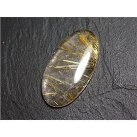 N94 - Piedra Cabujón - Cuarzo Rutilo oro Ovalado 39x21mm - 8741140003040 