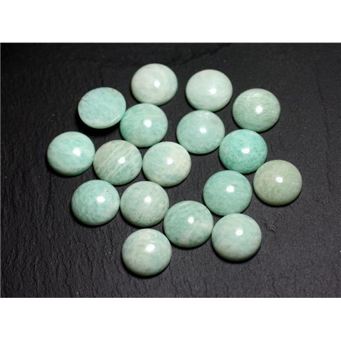 1pc - Cabochon Pierre - Amazonite Rond 15mm -  8741140000124 