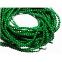 40pc - Perles de Pierre - Jade Boules 4mm Vert impérial -  4558550089793 