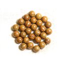 10pc - Perles de Pierre - Jaspe Bois Boules 10mm - 4558550031181 