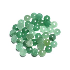 4pc - Stone Cabochon - Green Aventurine Round 8mm - 4558550082534