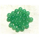 10pc - Perles de Pierre - Jade Boules 10mm Vert   4558550002433 