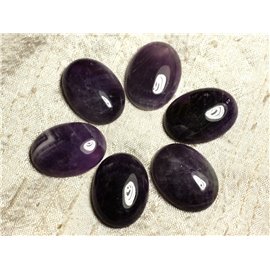 1pc - Stone Cabochon - Amethyst Oval 30x22mm 4558550002136 