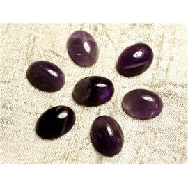 1Stk - Cabochon aus Stein - Amethyst Oval 16x12mm 4558550005380