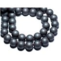 20pc - Perles de Pierre - Hématite Mate Boules 6mm   4558550015730 