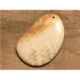 Colgante de piedra semipreciosa Fossil Coral 55mm n ° 9 4558550021137 