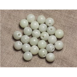 5 piezas - Taladro de cuentas de piedra de 2,5 mm - Jade 10 mm 4558550026699