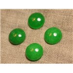 1pc - Cabochon de Pierre - Jade Rond 20mm Vert   4558550027344