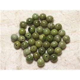 5pc - Stenen kralen - Jade Nefriet Canada 8mm ballen 4558550030368 