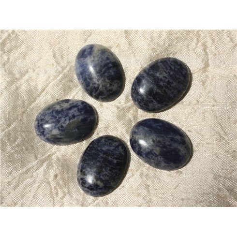 1pc - Cabochon de Pierre - Sodalite Ovale 16x12mm - 4558550032027 