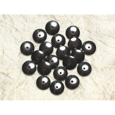 20pc - Perles Pierre - Hematite Rondelles 12x3mm - 4558550034373