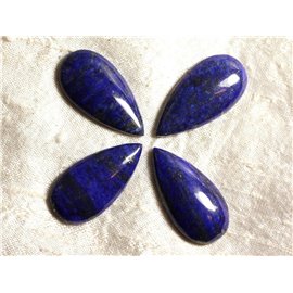 Cabochon in pietra - Lapislazzuli - Goccia 40 x 20 mm 4558550035479