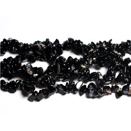 ca. 140 Stück - Steinperlen - Black Onyx Rockeries Chips 5-12mm - 4558550035592 