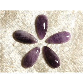 Cabochon de Pierre - Amethyst - Tropfen 25 x 12 mm 4558550035912 