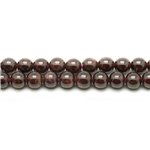 10pc - Perles de Pierre - Grenat Boules 3mm   4558550036339