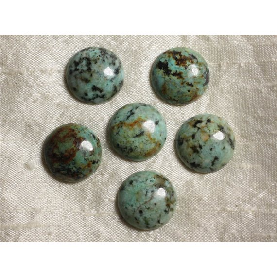 Cabochon de Pierre - Turquoise d'Afrique - Rond 20 mm  4558550036438