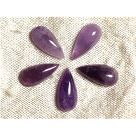 Cabochon de Pierre - Amethyst - Tropfen 15 x 7 mm 4558550036575 