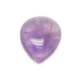 N13 - Steinkabochon - Amethysttropfen 26 x 21 mm - 8741140005815 