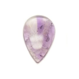 N16 - Cabochon in pietra - Goccia di ametista 32x20mm - 8741140005846 