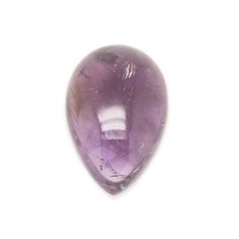 N17 - Cabochon in pietra - Goccia di ametista 33x21mm - 8741140005853 