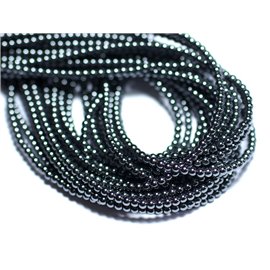 Thread 39cm 210pc approx - Stone Beads - Hematite Balls 2mm 