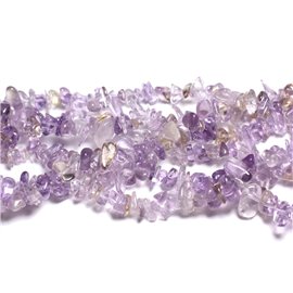 Hilo 89cm 290pc aprox - Cuentas Piedra - Virutas Ametrine Rocailles 5-10mm 