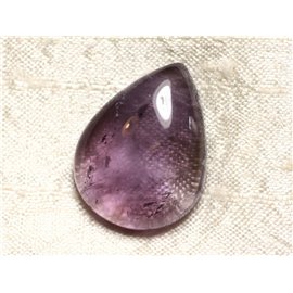 N3 - Cabochon in pietra - Goccia di ametista 33x25mm - 4558550081018 