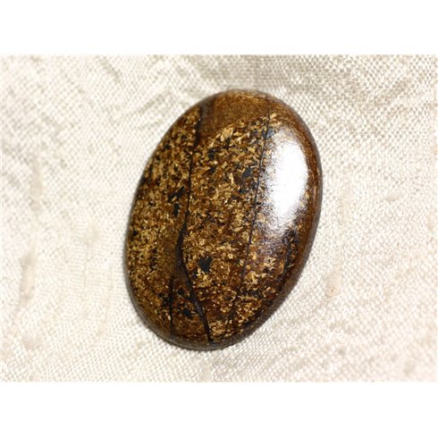 N35 - Cabochon de Pierre - Bronzite Ovale 39mm - 4558550087232 