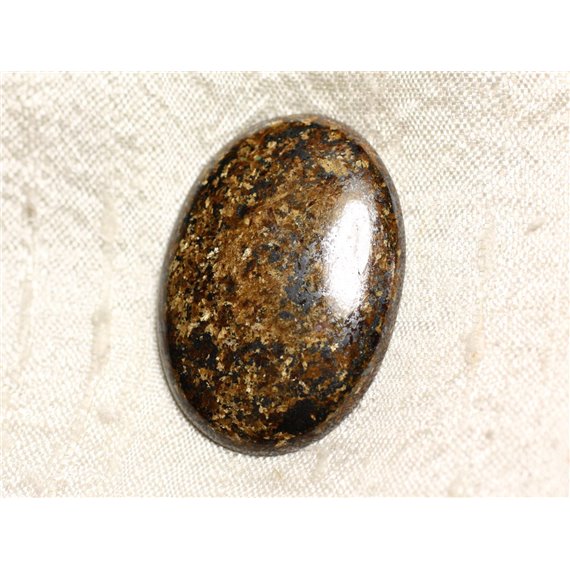 N37 - Cabochon de Pierre - Bronzite Ovale 40mm - 4558550087256 