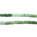 Fil 140pc env - Perles de Pierre - Chrysoprase Rondelles Facettées 3x2mm - 4558550090720 