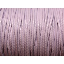 1 Reel 90 meters - Waxed Cotton Cord Thread 1mm Purple 