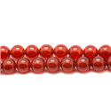 1 Fil 39cm Perles de Pierre - Cornaline Boules 16mm