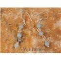 Boucles d'Oreilles Amazonite et Argent 925