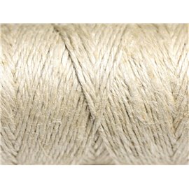 Ca. 160 Meter - Hanfgarnfaden 0,8 mm Beige Ecru - 7427039732048