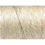 160 mètres environ - Bobine Fil Ficelle Chanvre 0.8mm Beige Ecru - 7427039732048