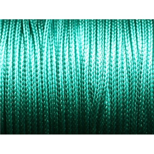 10 Mètres - Cordon de Coton Ciré 0.8mm Bleu Marine Nuit   4558550027399