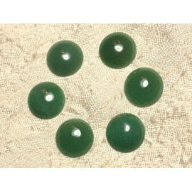 4pc - Stone Cabochon - Green Aventurine Round 8mm - 4558550082534