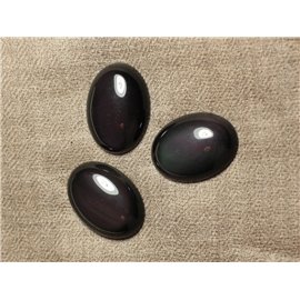 Cabujón de piedra - Obsidiana arcoíris - Ovalado 30x22mm 4558550033482