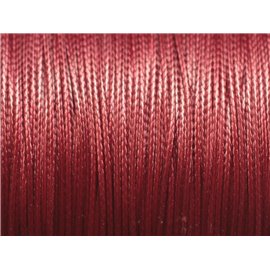 10 metri - Cordino in cotone cerato rosso bordeaux 0,8 mm 4558550024633